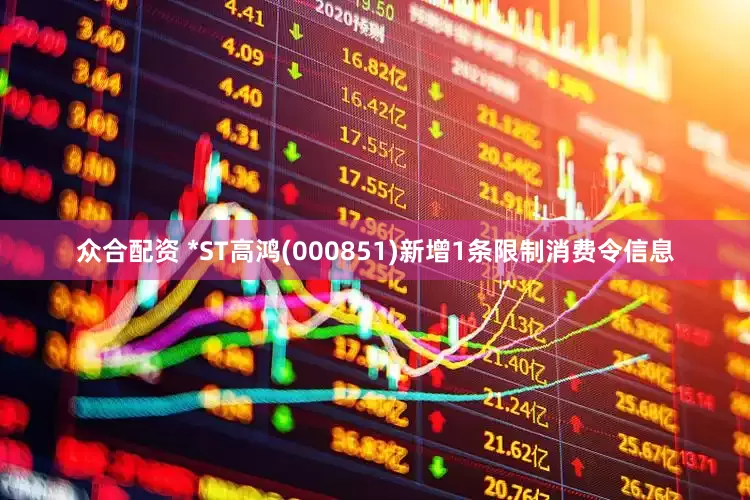 众合配资 *ST高鸿(000851)新增1条限制消费令信息