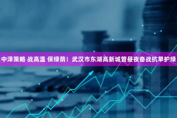 中泽策略 战高温 保绿荫！武汉市东湖高新城管昼夜奋战抗旱护绿